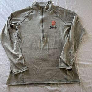 San Francisco Giants Under Armour‎ 1/4 Zip Pullover Orange Size Large Women's